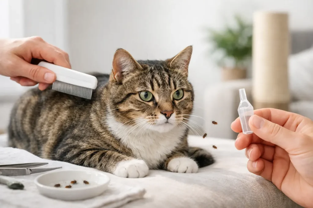 Cara Hilangkan Kutu Kucing di Rumah Cara Hilangkan Kutu Kucing di Rumah