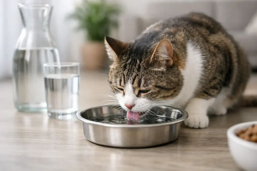 Kucing Minum Air Berlebihan, Normal atau Bahaya?