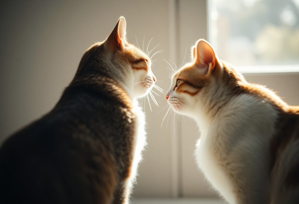 Kenapa Kucing Suka Cium Punggung Kucing Lain? (Rupanya Ini Cara Mereka 'Berkenalan'!). mengapa kucing suka cium punggung kucing lain sgn