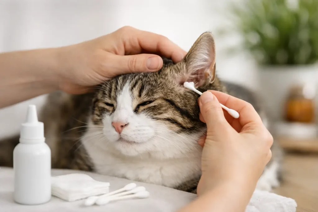 Cara Bersihkan Telinga Kucing Selamat di Rumah