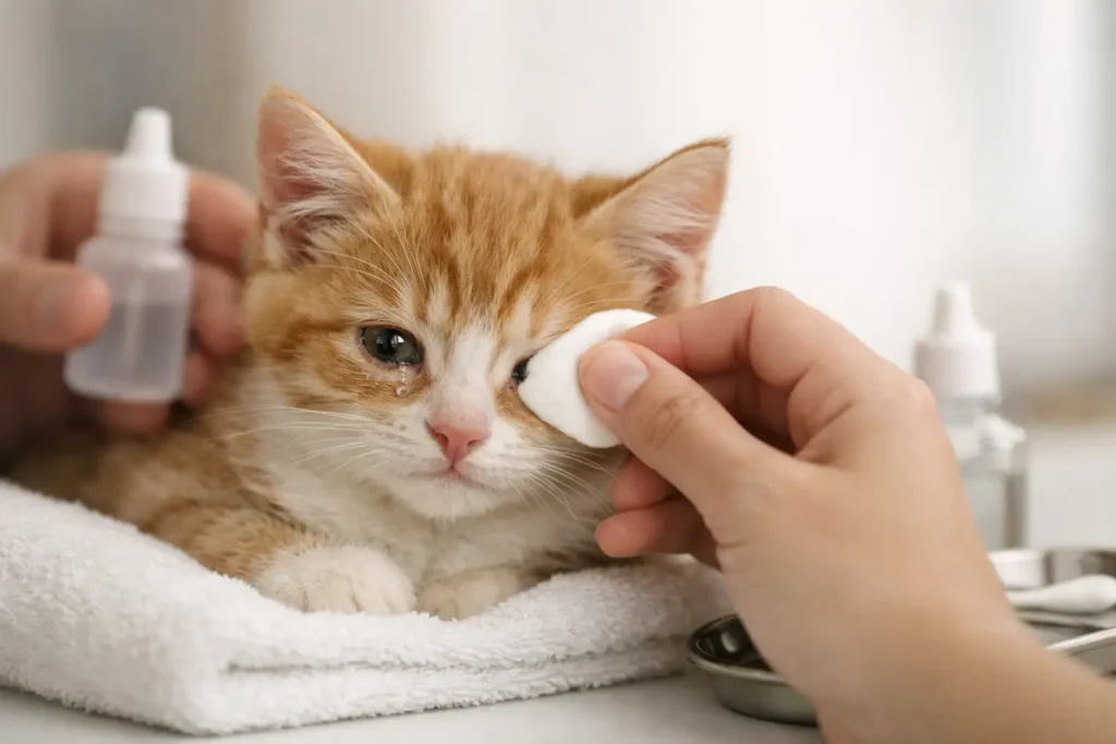 Cara Hilangkan Mata Berair Kucing dengan Selamat Cara Hilangkan Mata Berair Kucing dengan Selamat