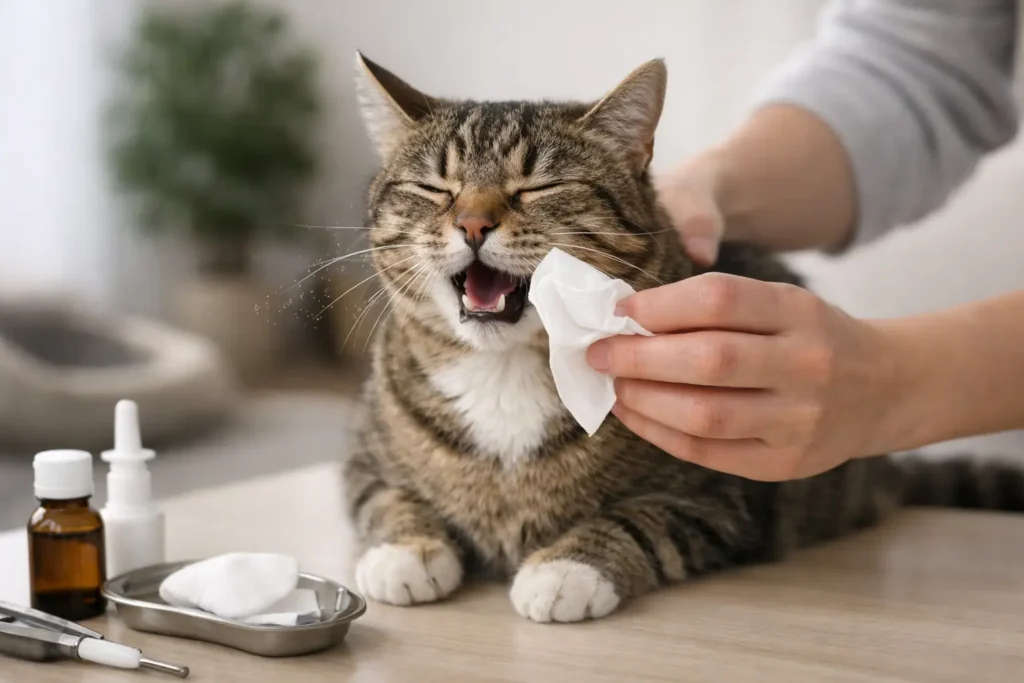 Cara Bantu Kucing Kerap Bersin dengan Selamat Cara Bantu Kucing Kerap Bersin dengan Selamat
