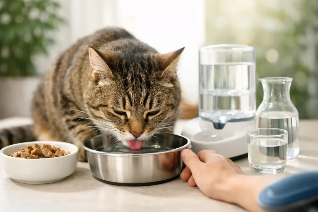 Cara Cegah Kucing Dehidrasi dengan Selamat