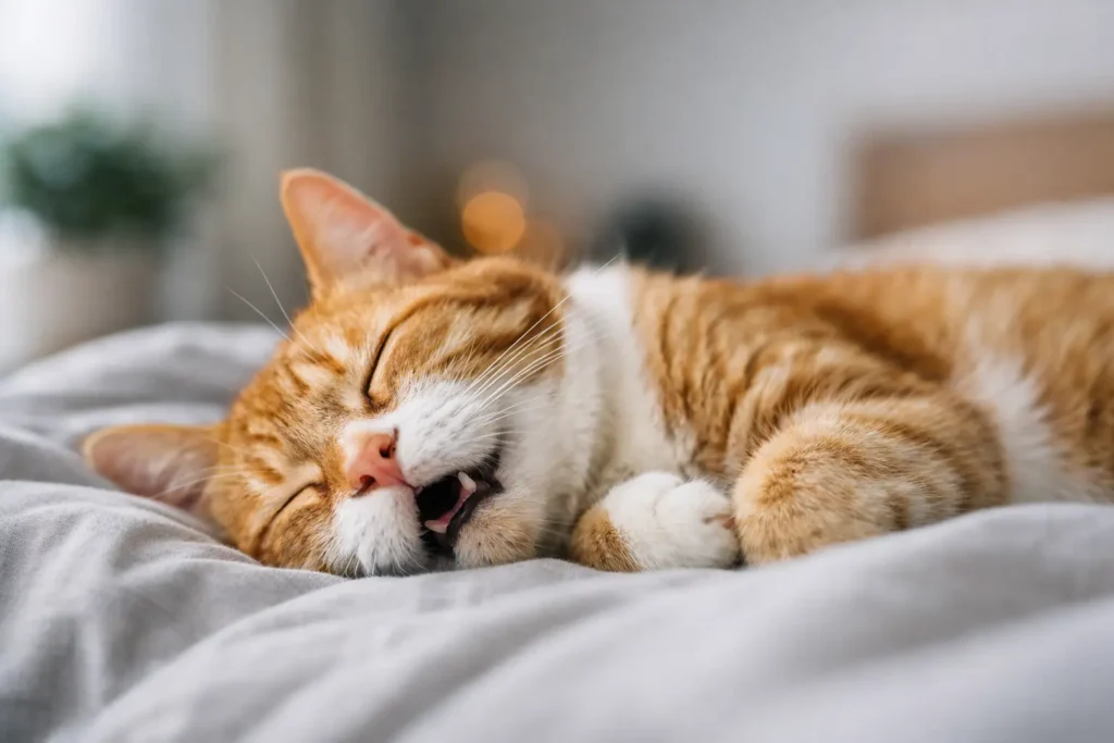 Kucing Tidur Berdengkur Normal atau Bahaya?