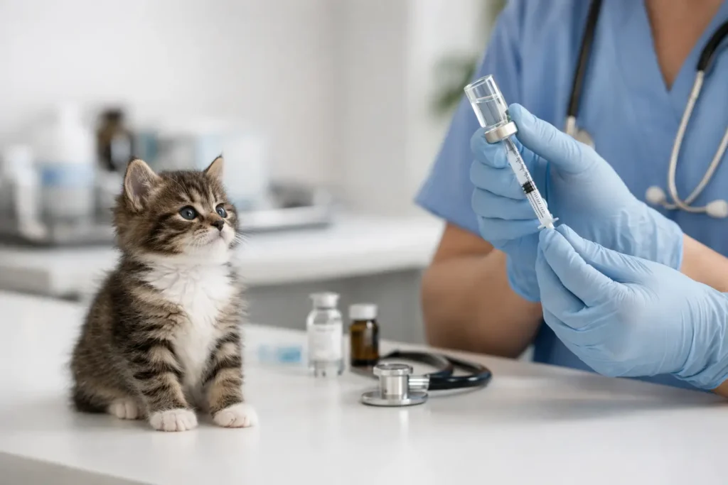 Panduan Vaksin Anak Kucing Mengikut Umur