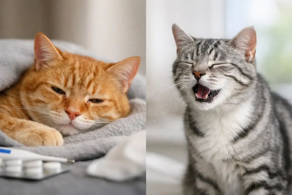 Selsema Kucing vs Flu: Bezakan Tanda Bahaya