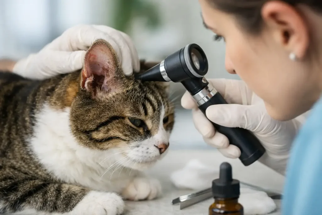 Telinga Kucing Berbau? Punca dan Tindakan Awal